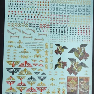 Описание картинки Transfer Sheet Blood Angels от ССП по цене 1 800руб | Свободный Рынок Миниатюр - СРМ