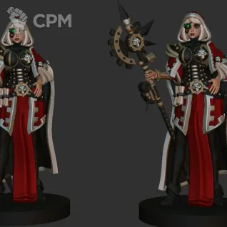 Описание картинки Tech priest enginseer от MrMetalHorror по цене 300руб | Свободный Рынок Миниатюр - СРМ