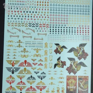 Описание картинки Transfer Sheet Blood Angels от ССП по цене 1 800руб | Свободный Рынок Миниатюр - СРМ