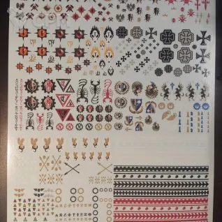 Описание картинки Transfer Sheet Cerastus Knight Lancer от ССП по цене 1 800руб | Свободный Рынок Миниатюр - СРМ