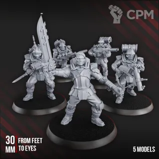 Описание картинки Phaeton Guard Special Forces от Manufactorum76 по цене 800руб | Свободный Рынок Миниатюр - СРМ