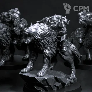Описание картинки Thunderwolf Cavalry от Магазин Альфария по цене 890руб | Свободный Рынок Миниатюр - СРМ