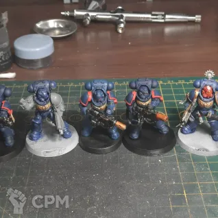 Описание картинки Ultramarines Eradicators (2) + Heavy Intercessor (3) от  по цене 3 000руб | Свободный Рынок Миниатюр - СРМ