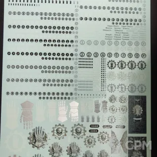 Описание картинки Transfer Sheet Iron Hands от ССП по цене 1 800руб | Свободный Рынок Миниатюр - СРМ