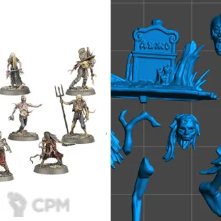 Описание картинки Deadwalker Zombies x10 (scan) от badmorning по цене 600руб | Свободный Рынок Миниатюр - СРМ