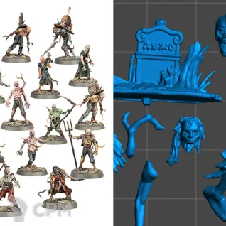 Описание картинки Deadwalker Zombies x20 (scan) от badmorning по цене 1 200руб | Свободный Рынок Миниатюр - СРМ