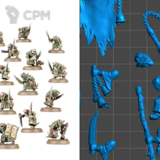 Описание картинки Plague Monks x20 (scan) от badmorning по цене 1 500руб | Свободный Рынок Миниатюр - СРМ