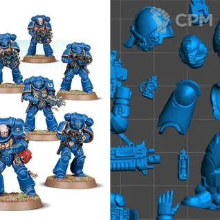 Описание картинки Primaris Intercessors x10 (scan) от badmorning по цене 1 300руб | Свободный Рынок Миниатюр - СРМ