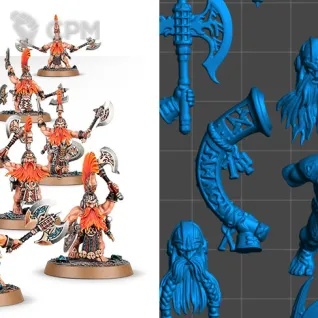 Описание картинки Vulkite Berzerkers x10 (scan) от badmorning по цене 1 300руб | Свободный Рынок Миниатюр - СРМ