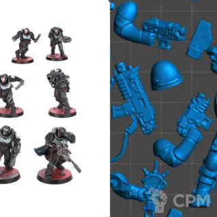 Описание картинки Scout Squad x10 (scan) от badmorning по цене 1 400руб | Свободный Рынок Миниатюр - СРМ