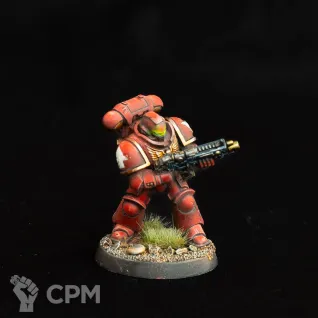 Описание картинки Blood Angels Space Marines Intercessor от Rebus по цене 2 100руб | Свободный Рынок Миниатюр - СРМ