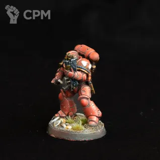 Описание картинки Blood Angels Space Marines Intercessor от Rebus по цене 2 100руб | Свободный Рынок Миниатюр - СРМ