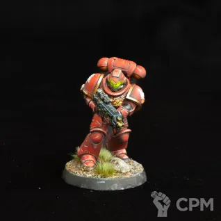 Описание картинки Blood Angels Space Marines Intercessor от Rebus по цене 2 100руб | Свободный Рынок Миниатюр - СРМ