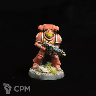 Описание картинки Blood Angels Space Marines Intercessor от Rebus по цене 2 100руб | Свободный Рынок Миниатюр - СРМ