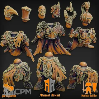 Описание картинки Герои Дедушки Нургла (альтернатива) от 3D Wargaming по цене 1 250руб | Свободный Рынок Миниатюр - СРМ