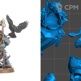 Описание картинки Njal Stormcaller (scan) от badmorning по цене 350руб | Свободный Рынок Миниатюр - СРМ