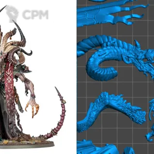 Описание картинки Vizzik Scour Prophet Horned Rat (scan) от badmorning по цене 2 500руб | Свободный Рынок Миниатюр - СРМ