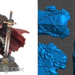 Описание картинки Urkhan the Dark Warden (scan) от badmorning по цене 250руб | Свободный Рынок Миниатюр - СРМ