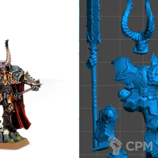 Описание картинки Chaos Lord (scan) от badmorning по цене 150руб | Свободный Рынок Миниатюр - СРМ