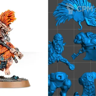 Описание картинки Grimwrath Berzerker (scan) от badmorning по цене 200руб | Свободный Рынок Миниатюр - СРМ