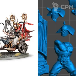 Описание картинки Chaos Chariot (scan) от badmorning по цене 1 000руб | Свободный Рынок Миниатюр - СРМ