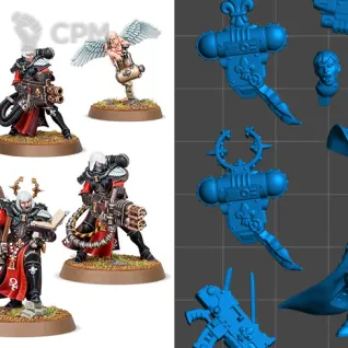 Описание картинки Retributor Squad (scan) от badmorning по цене 800руб | Свободный Рынок Миниатюр - СРМ