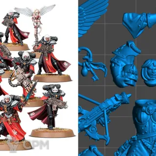 Описание картинки Battle Sister Squad (scan) от badmorning по цене 1 000руб | Свободный Рынок Миниатюр - СРМ