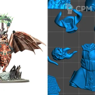 Описание картинки Urak Taar the First Daemonsmith / Daemonsmith on Infernal Taurus (scan) от badmorning по цене 2 500руб | Свободный Рынок Миниатюр - СРМ