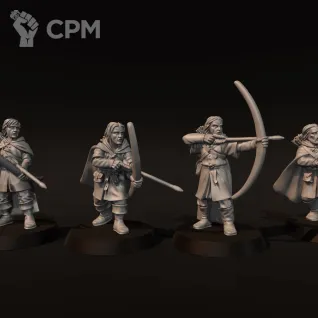 Описание картинки Ranger Characters от Manufactorum76 по цене 2 000руб | Свободный Рынок Миниатюр - СРМ