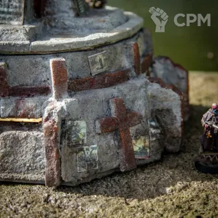 Описание картинки Большой бункер ✠ Силы Церкви ✠ TRENCH CRUSADE от Big Brain Terrain по цене 3 050руб | Свободный Рынок Миниатюр - СРМ