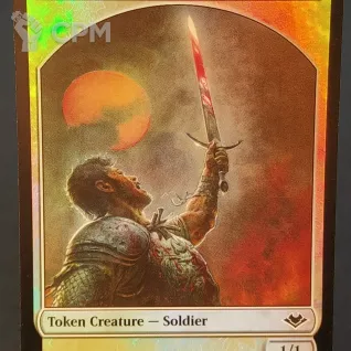 Описание картинки Soldier Token (MH1) от Барахолка Баллиоза по цене 100руб | Свободный Рынок Миниатюр - СРМ
