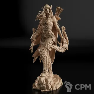 Описание картинки Alleria Windrunner Фигурка (World of Warcraft) от GAS3TXD  по цене 4 200руб | Свободный Рынок Миниатюр - СРМ