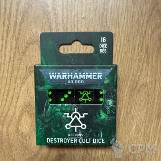 Описание картинки Destroyer Cult dice set от zurdo по цене 3 500руб | Свободный Рынок Миниатюр - СРМ