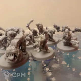 Описание картинки Гретчины (Gretchin), Орки (orc) - Вархаммер 40000 (Миниатюры Warhammer 40000) от Лавка Приключенца по цене 549руб | Свободный Рынок Миниатюр - СРМ