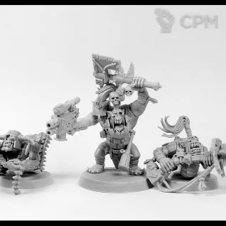 Описание картинки Classic Ork Boyz от Oi!-Factory по цене 1 815руб | Свободный Рынок Миниатюр - СРМ