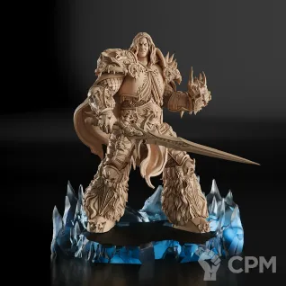 Описание картинки Arthas Menethil Фигурка (Warcraft) от GAS3TXD  по цене 3 900руб | Свободный Рынок Миниатюр - СРМ