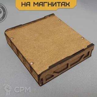 Описание картинки Мини органайзер для маркеров 25мм (на магнитах) от TerraCutter по цене 1 100руб | Свободный Рынок Миниатюр - СРМ