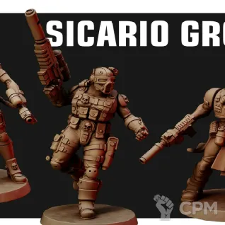 Описание картинки Ассасины инквизиции от Орки с наГорки по цене 450руб | Свободный Рынок Миниатюр - СРМ