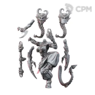 Описание картинки Chaos Daemons – The Masque of Slaanesh от 3Д печать миниатюр по цене 357руб | Свободный Рынок Миниатюр - СРМ
