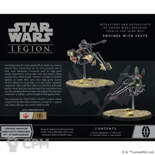 Описание картинки Star Wars Legion Swoop Bike Riders Unit Expansion от StarkLogistics по цене 4 000руб | Свободный Рынок Миниатюр - СРМ
