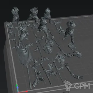 Описание картинки carn-d-warriors от R.E.print по цене 700руб | Свободный Рынок Миниатюр - СРМ