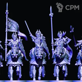 Описание картинки High Elves Dragon Princes of Caledor от Магазин Альфария по цене 800руб | Свободный Рынок Миниатюр - СРМ