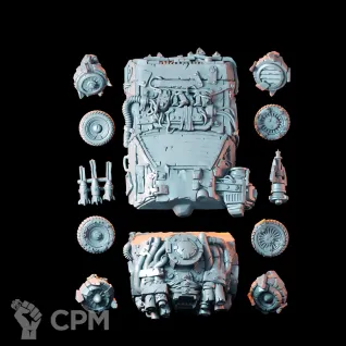 Описание картинки Тачила Орков (Делориан) от Mind Mash print  по цене 1 790руб | Свободный Рынок Миниатюр - СРМ
