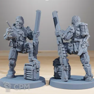 Описание картинки Scavenger Security Patrol от WebWay 3D по цене 1 000руб | Свободный Рынок Миниатюр - СРМ
