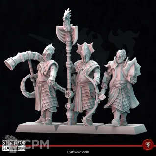 Описание картинки Elve Sea Guard Com Group от Barduck Miniatures по цене 599руб | Свободный Рынок Миниатюр - СРМ