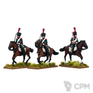 Описание картинки Napoleonic French Chasseurs a Cheval Elite Companies от 3DPrintClub по цене 240руб | Свободный Рынок Миниатюр - СРМ