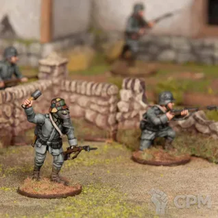 Описание картинки WAAGW001  German Infantry (1916-1918) от Base 28 по цене 3 781руб | Свободный Рынок Миниатюр - СРМ