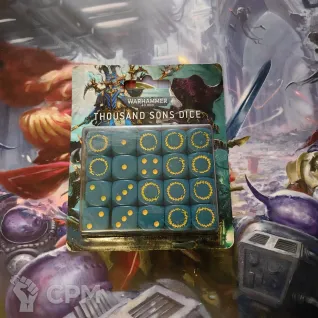 Описание картинки Thousand Sons dice set от firon по цене 4 600руб | Свободный Рынок Миниатюр - СРМ