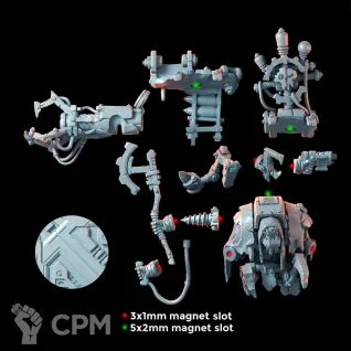 Описание картинки Орк техно-мек от Mind Mash print  по цене 990руб | Свободный Рынок Миниатюр - СРМ