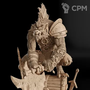 Описание картинки Hogger Фигурка (World of Warcraft) от GAS3TXD  по цене 4 200руб | Свободный Рынок Миниатюр - СРМ